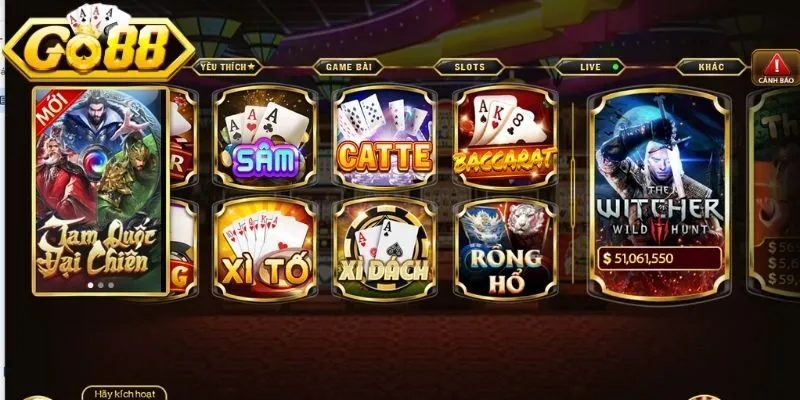 Game bài Go88 mang đến giải trí bất tận
