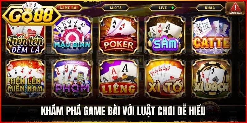 Khám phá game bài với luật chơi dễ hiểu